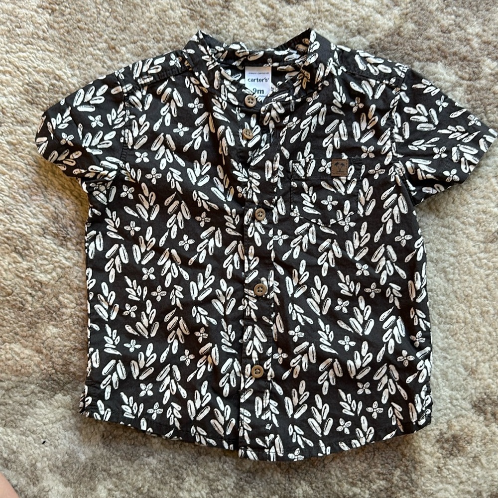 baby boy button down